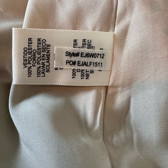 Eliza J Scarf Print‎ Crepe de Chine Maxi Dress Size 20W Halter Red Sleeveless - Picture 9 of 10